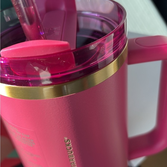 Yesss the SOLD OUT Berry Glitter 2024 Starbucks Stanley 40 oz Tumbler - Picture 2 of 10